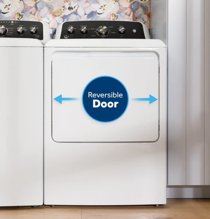 GE 27 Inch Front Load Gas Dryer with 7.2 cu ft Capacity - Image 2