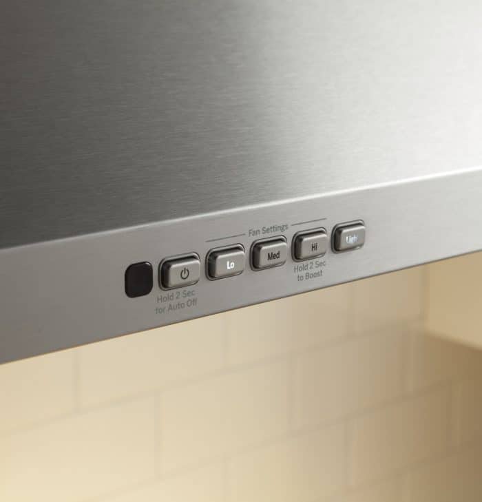 GE® 36" Wall-Mount Pyramid Chimney Hood - Image 2