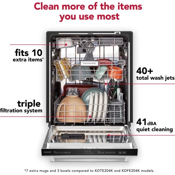 Kitchenaid 24in Dishwasher KDTE304RPS - Image 5