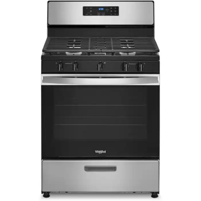 whirlpool gas range