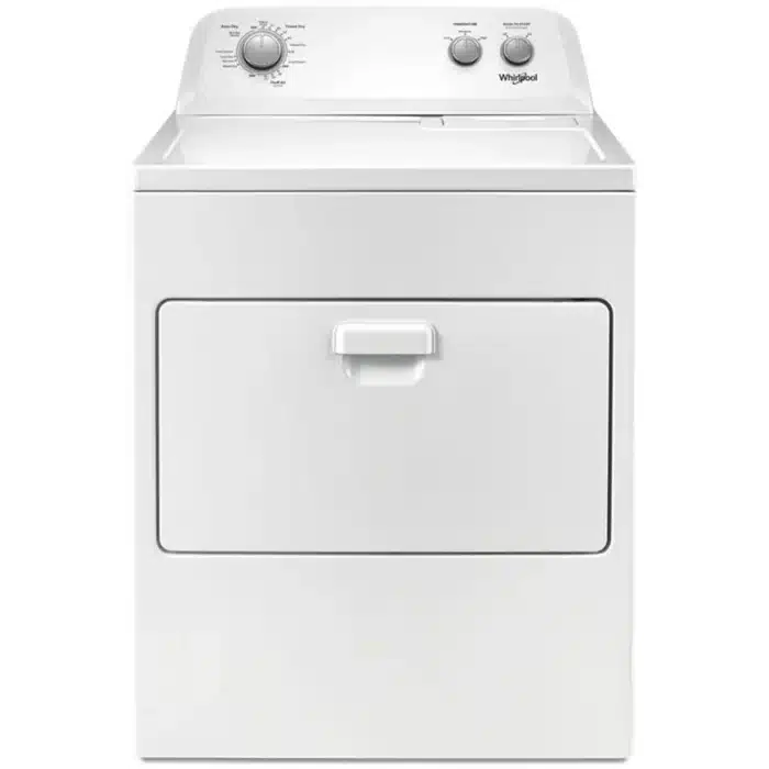 whirlpool front load gas dryer