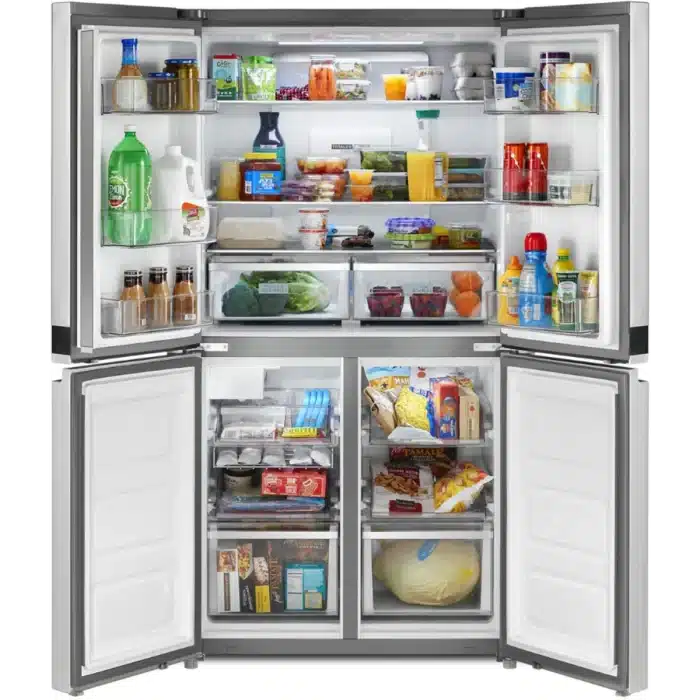 Whirlpool 36 in. 19.4 cu. ft. 4-Door French Door Refrigerator - Image 3