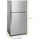 Whirlpool 20.5 cu. ft. Top Freezer Refrigerator - Image 2
