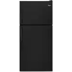 Whirlpool 18.2 cu. ft. Top Freezer Refrigerator in Black
