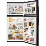 Whirlpool 18.2 cu. ft. Top Freezer Refrigerator in Black - Image 4