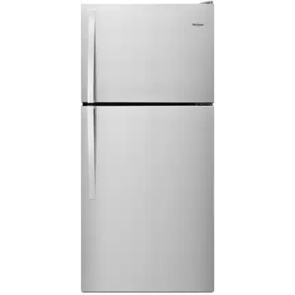 whirlpool top freezer