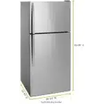 Whirlpool 18.2 cu. ft. Top Freezer Refrigerator - Image 2