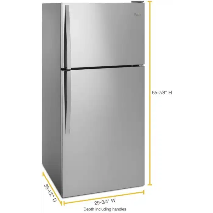 Whirlpool 18.2 cu. ft. Top Freezer Refrigerator - Image 2