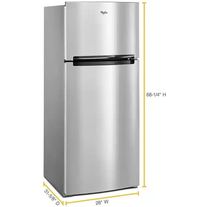 18 cu. ft. Top Freezer Refrigerator Whirlpool - Image 2